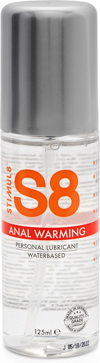 Goedkoopste Stimul8 S8 - S8 WB Warming Anal Lube 125ml - Lubricants Warming Verwarmend 125