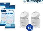 Wessper ShockABS - Trillingsdempers Wasmachine Droger - 8 stuks - Wit - ø46mm - MADE IN EU