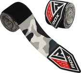 Gants de boxe Bandage Camo Grijs Zwart - 4,5 mètres - RDX Sports