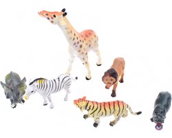 Johntoy Animaux sauvages par 6 pièces