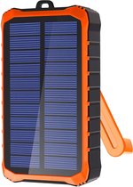 4smarts Solar Powerbank Prepper 12000mAh Lithium Polymère (LiPo) Noir, Orange
