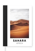 Notitieboek - Schrijfboek - Zand - Afrika - Natuur - Notitieboekje klein - A5 formaat - Schrijfblok