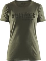 Blaklader Dames T-shirt 3D 3431-1042 - Herfstgroen - XL