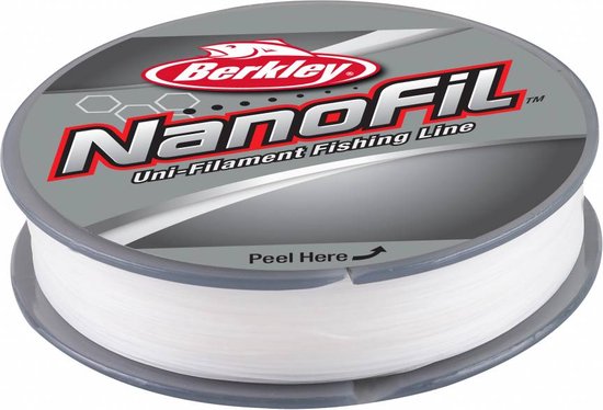 BERKLEY Uni-Filament Fishing Line NANOFIL 125m/Clear Mist