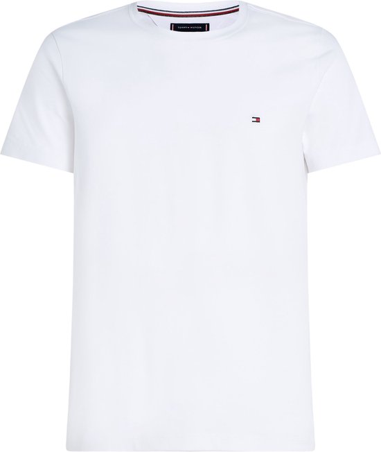 T-shirt Ronde Hals Core Stretch Slim Wit (MW0MW27539 - YBR)