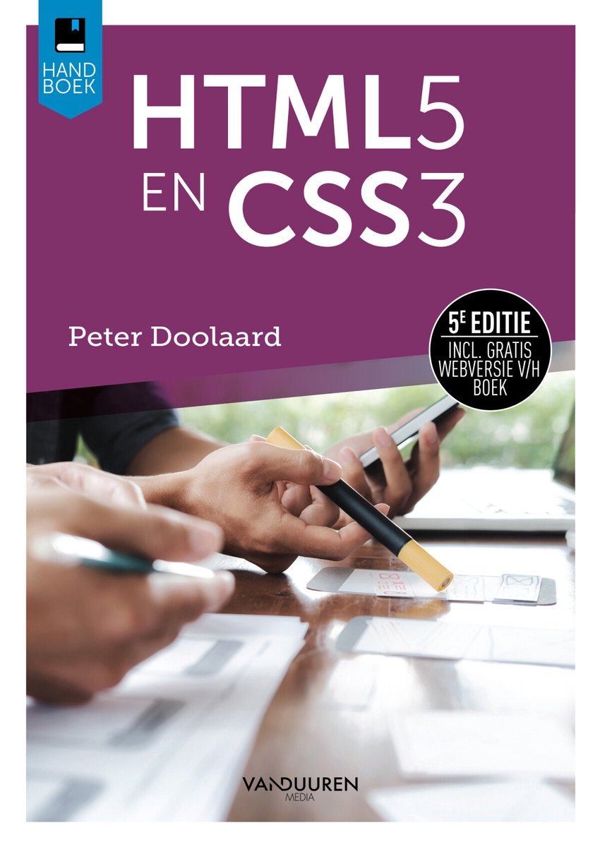 Omslag van HTML5 en CSS3