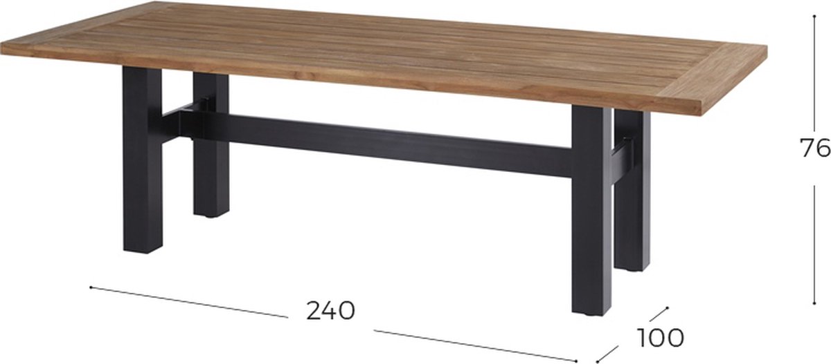 Hartman tuinset - Heron tuintafel 240 cm. + Sophie Element Italian Terra – foto 3