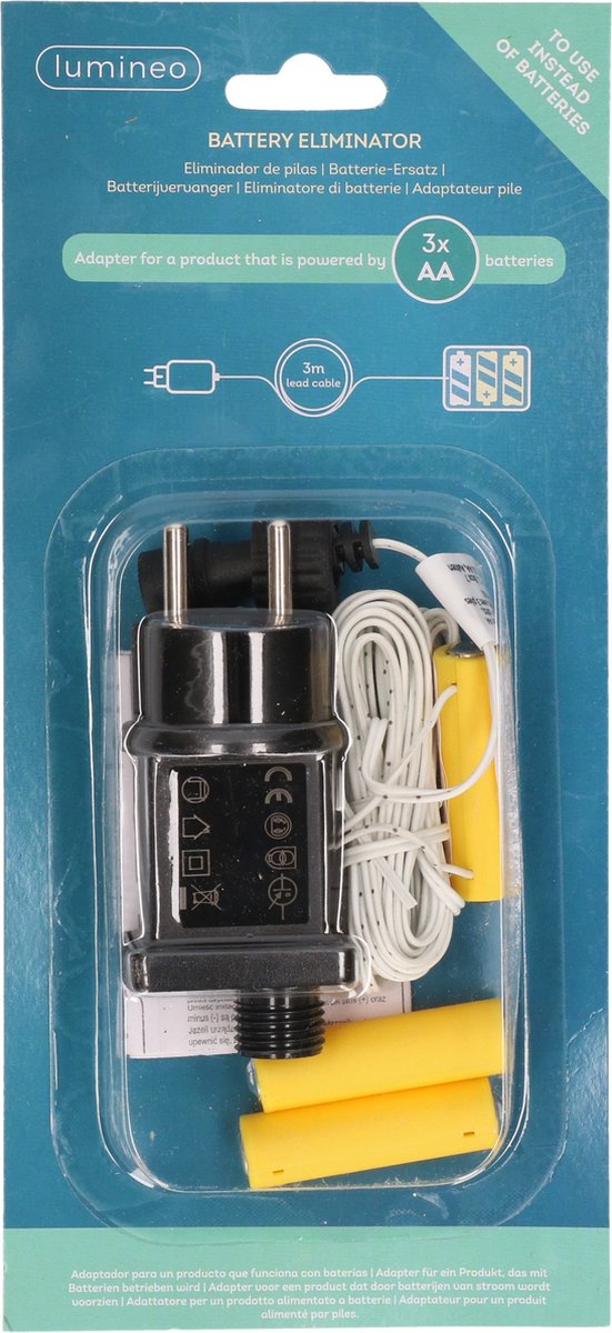 Adapter 3x AA batterij vervanger | bol.com