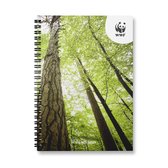 MOYU Ringband A5 - Hardcover - WWF Trees - Uitwisbaar Notitieboek - Duurzaam Steenpapier