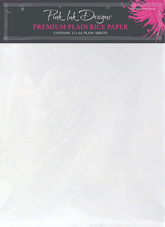 Pink Ink Designs Rice Paper Pack Premium Plain Wit Rice | bol.com