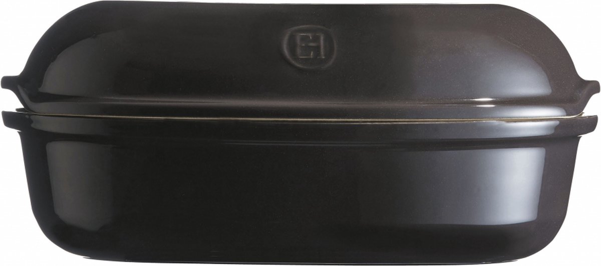 Emile Henry Broodbakvorm ambachtelijk E-box - 340x215x150mm - Fusain