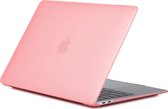 Mobigear Laptophoes geschikt voor Apple MacBook Air 13 Inch (2018-2020) Hoes Hardshell Laptopcover MacBook Case | Mobigear Matte - Roze - Model A1932 / A2179 / A2337