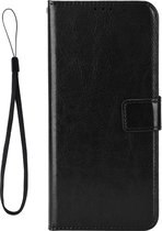 Mobigear Telefoonhoesje geschikt voor Samsung Galaxy M33 Hoesje | Mobigear Wallet Bookcase Portemonnee | Pasjeshouder voor 3 Pasjes | Telefoonhoesje voor Pinpas / OV Kaart / Rijbewijs - Zwart