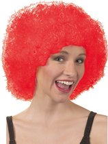 Rubie's Pruik Met Krullen Unisex Rood