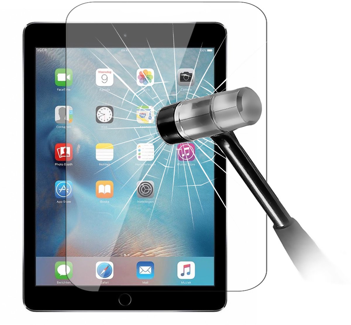 Screenprotector voor Apple iPad Pro 12.9(2017)met optimale touch gevoeligheid