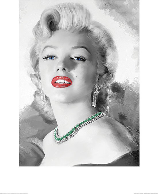 Diamonds Are A Girl's Best Friend Jerry Michaels Art Print 60x80cm | Poster