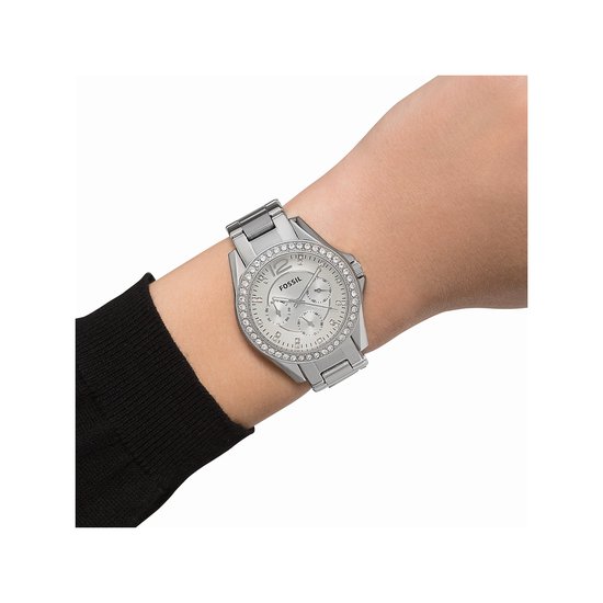 Fossil Womens Multi Dial Quartz Watch Riley