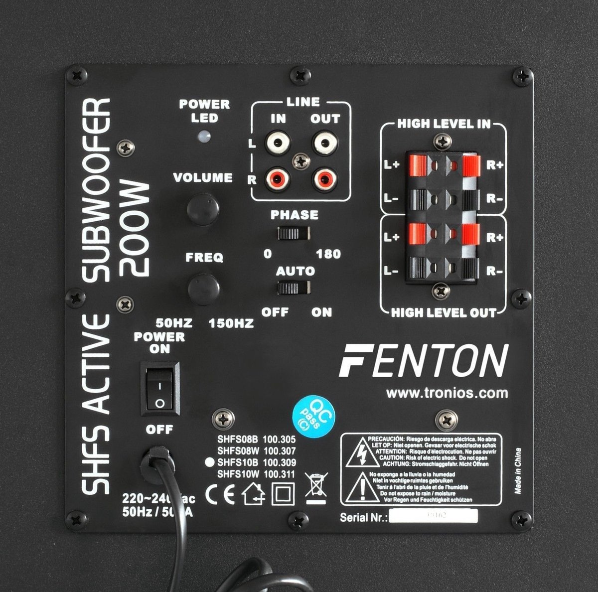 2.1 speakerset - Fenton hifi stereo set met versterker met Bluetooth en 8'' subwoofer thumbnail 5