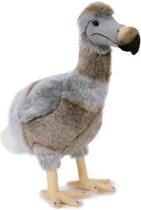 Pluche dodo bruin/grijs vogel knuffel 38 cm - Vogels knuffeldieren - Speelgoed voor kind