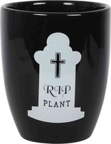 Something Different Plantenpot Gothic RIP Zwart