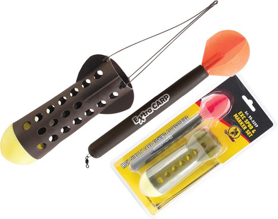 Spod & Marker Set - Avec flotteur Marker et fusée Spod - Pêche à la carpe