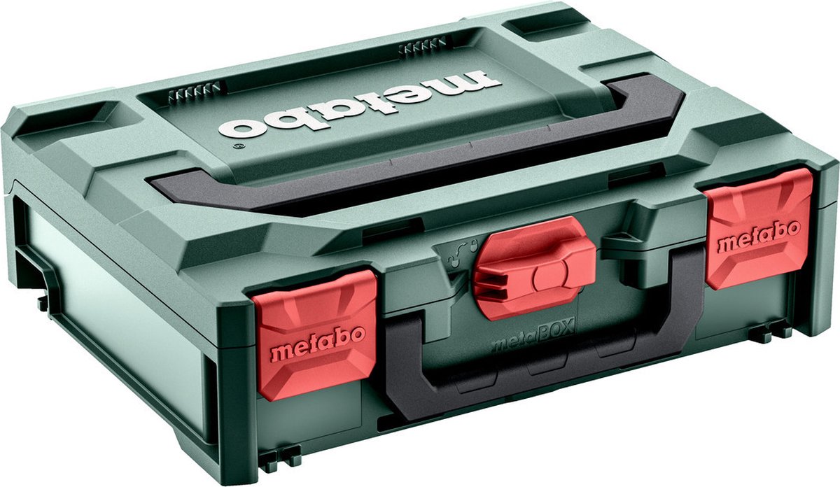 Metabo metaBOX 118 voor BS/SB 12 V( 626885000 ) Systeemgereedschapskoffer van kunststof Stapelbaar Solo