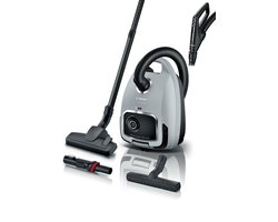 Bosch BGB6X330 Serie 6 - Stofzuiger met zak - 12mtr bereik - Afstandbediening in handvat - HEPA - Grijs