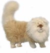 Hansa pluche perzische kat knuffel beige 45 cm