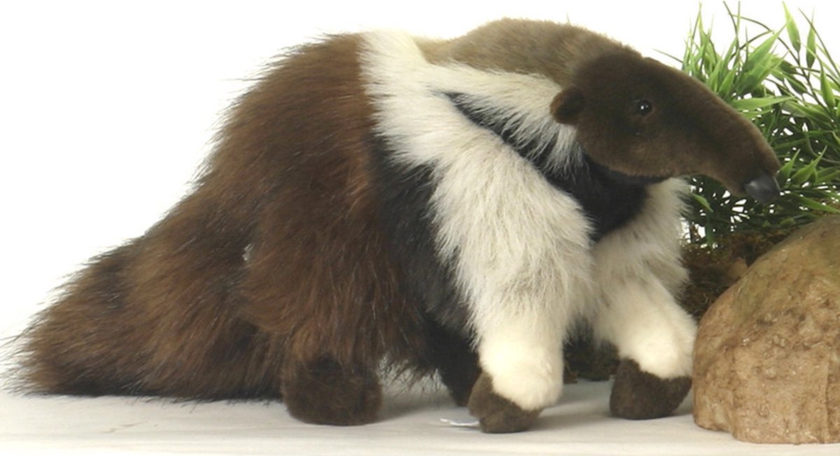 Hansa miereneter Knuffel - 45 cm - pluche - realistisch - knuffeldier - luxe kwaliteit - knuffeldier