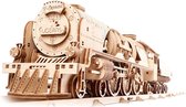 Ugears Houten Modelbouw - V-Express Stoomtrein met Tender