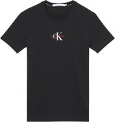 Calvin Klein Heren T-Shirt Zwart maat M
