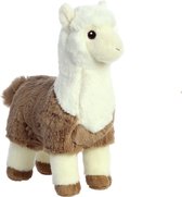 Pluche dieren knuffels alpaca van 28 cm - Knuffeldieren alpacas speelgoed