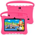 Dailygoods® Kindertablet - Tablet - 7 Inch - Nieuw model - Android 10.0 - Langdurig gebruik - Kids Proof - Alternatief Kurio - 16GB - Kindertablet vanaf 3 jaar - Kinder Tablet- Videoland - Netflix - Gratis Beschermende Hoes - Roze