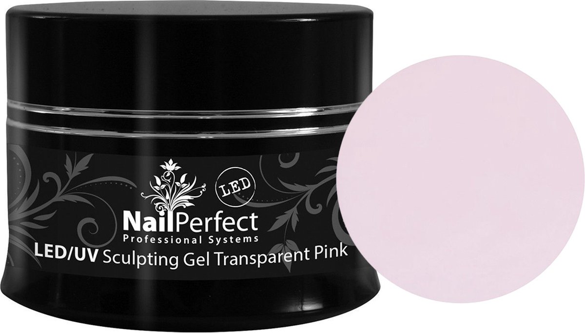 Nail Perfect LED/UV Sculpting Gel Transparent Pink 45 gr