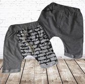 Jongens korte broek ketting grijs -s&C-134/140-Korte broeken