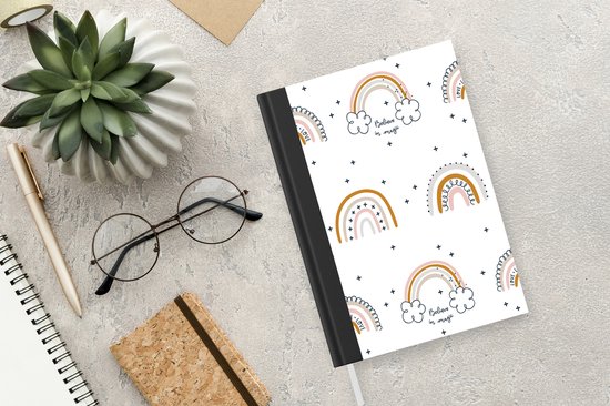 Carnet - Carnet d'écriture - Motif - Arc-en-ciel - Simple - Carnet - Taille A5 - Bloc-notes