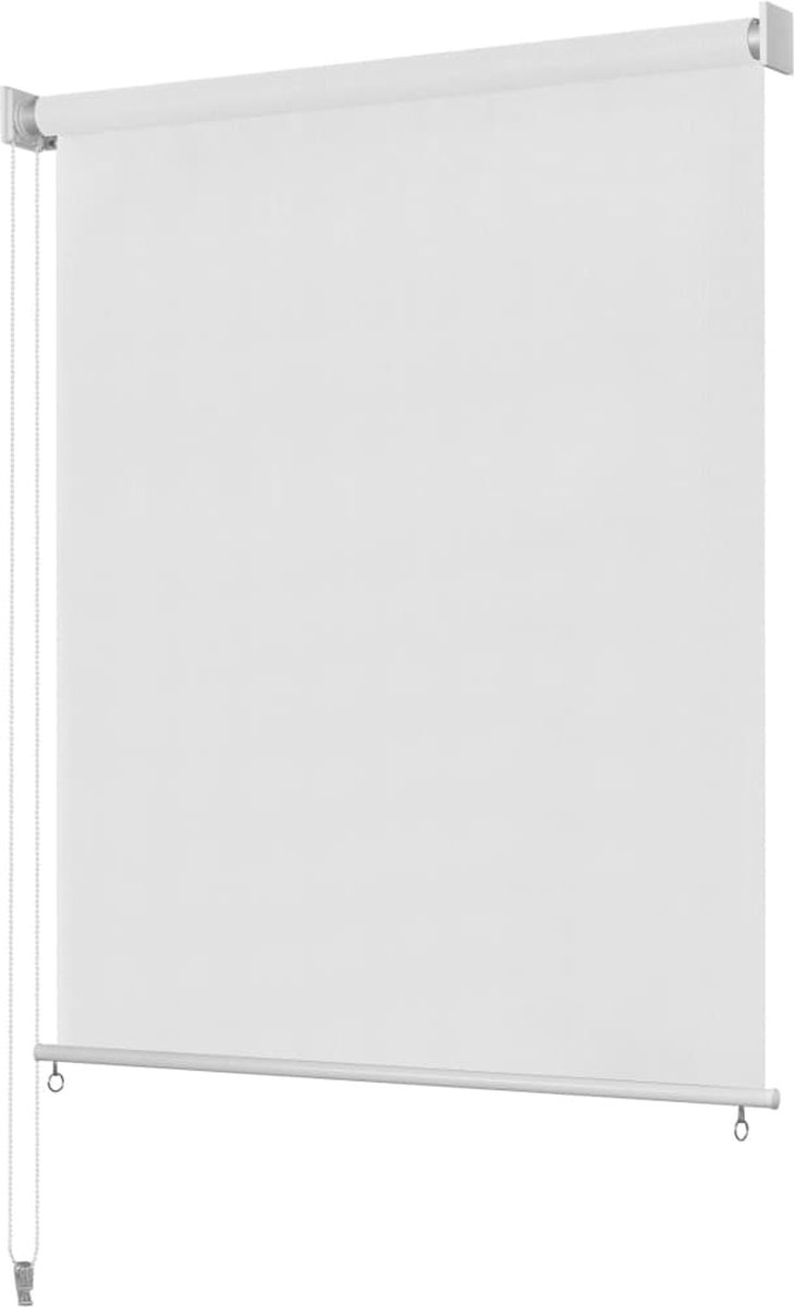 VidaLife Rolgordijn voor buiten 220x140 cm wit