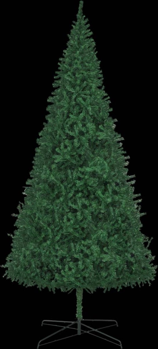 VidaLife Kunstkerstboom met LED's en kerstballen 400 cm groen