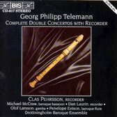 Clas Pehrsson, Michael McCraw, Drottningholm Baroque Ensemble - Telemann: Complete Double Concertos With Recorder (CD)