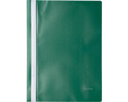 Pergamy snelhechtmap, ft A4, PP, pak van 25 stuks, groen