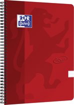Oxford Touch Spiral Pad, ft A4, 140 pages, rouge, ligné