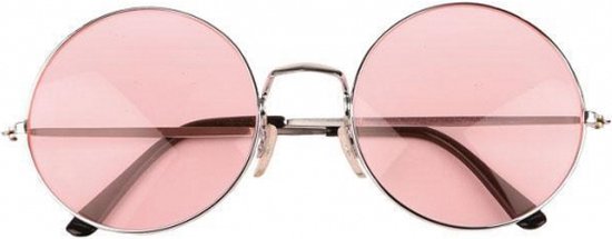 Toppers Roze bril met grote glazen | bol.com