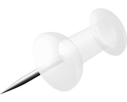 pushpins Alco doosje a 100 stuks transparant