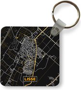 Porte-clés - Cadeaux à distribuer - Lisse - Carte - Carte - Or - Plan de la ville - Plastique