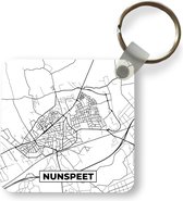 Sleutelhanger - Uitdeelcadeautjes - Nunspeet - Plattegrond - Stadkaart - Kaart - Plastic