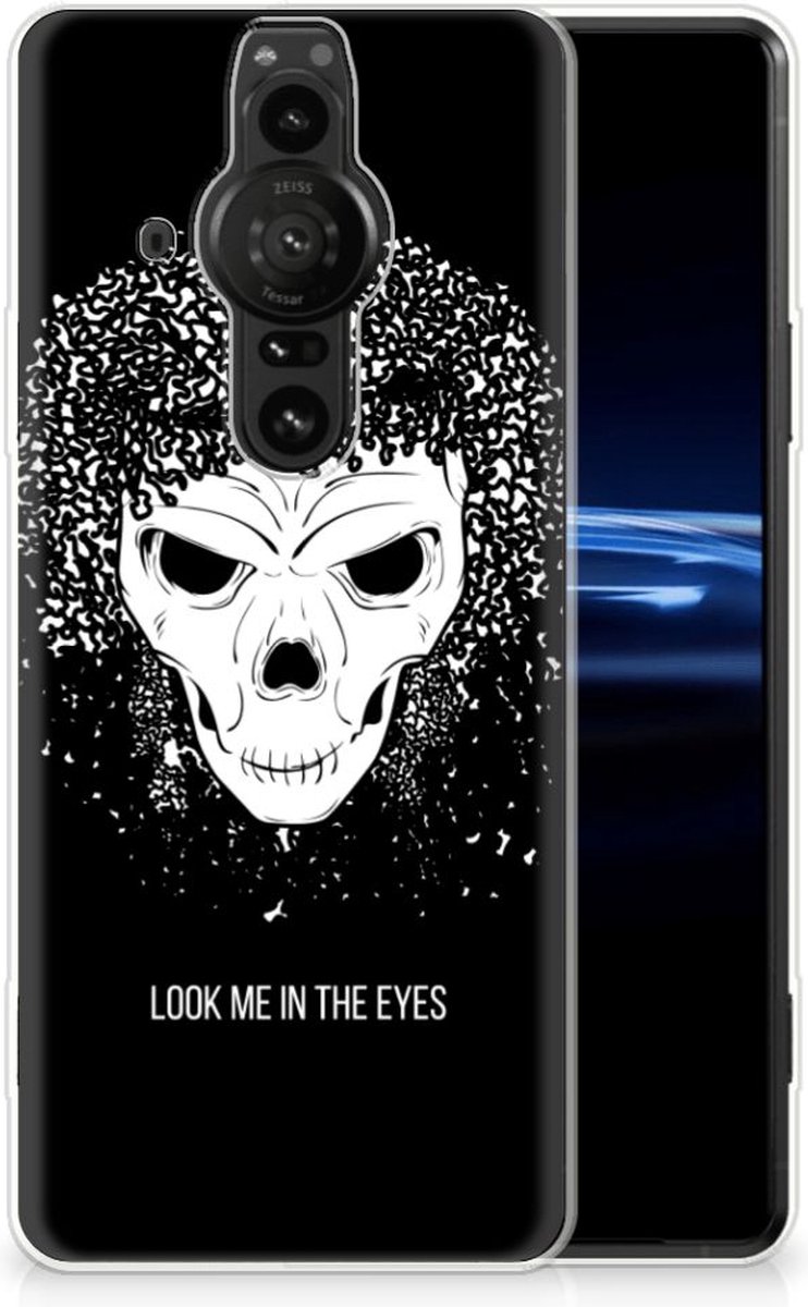 Silicone Back Case Sony Xperia Pro-I Skull Hair