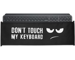 kwmobile hoes geschikt voor Logitech MX Keys Wireless – Beschermhoes voor toetsenbord – Keyboard cover – Don’t Touch my Keyboard design