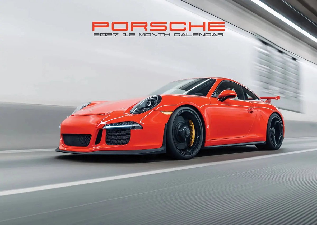 Porsche A3 Kalender 2027