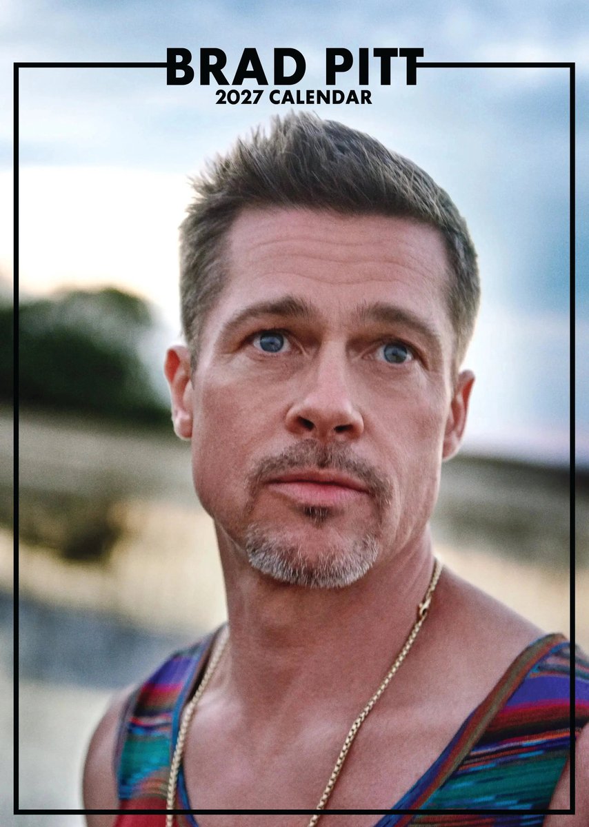 Brad Pitt A3 Kalender 2027