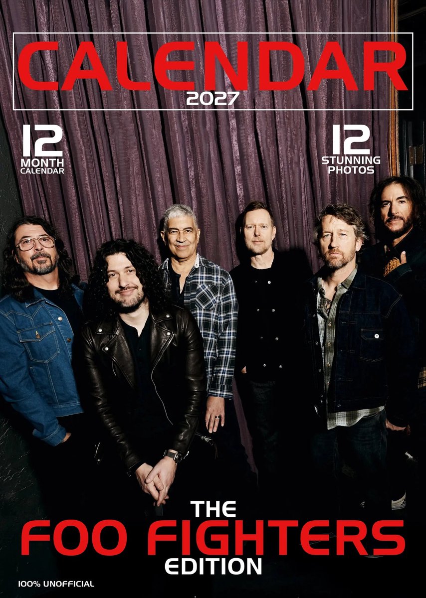 Foo Fighters A3 Kalender 2027